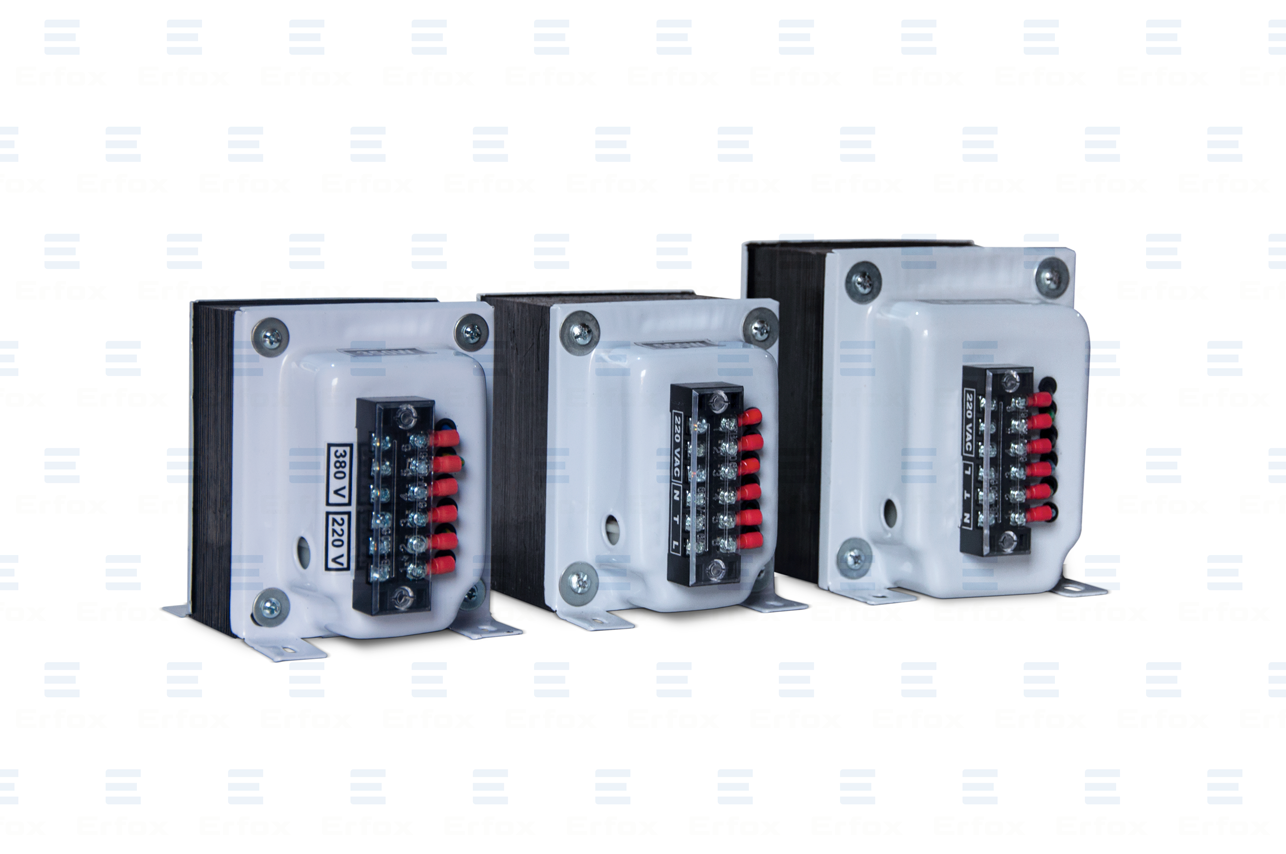 Transformador de Aislamiento Monofásico 500W 220V A 12 V ERFOX